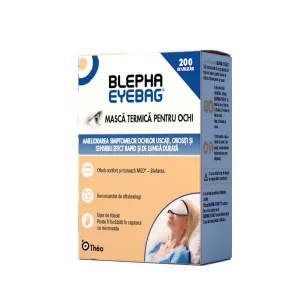 Masca termica reutilizabila pentru ochi Blepha EyeBag, 1 bucata, Laboratoires Th&eacute;a