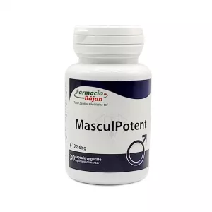MasculPotent, 30 capsule vegetale, Farmacia Bajan