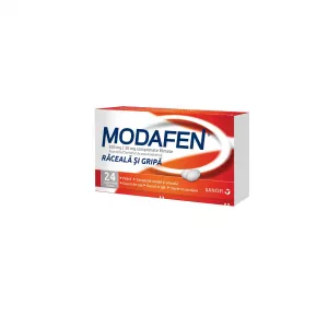Modafen, 200 mg/30 mg, 24 comprimate filmate, Zentiva