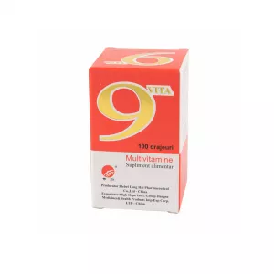 Multivitamine 9Vita, 100 drajeuri, Yongkang International China