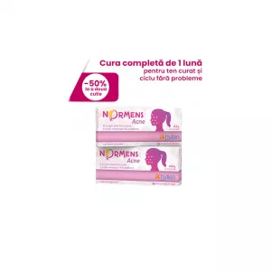 Normens Acne 1+1 (-50% reducere la al 2-lea produs), 60 comprimate, Hyllan