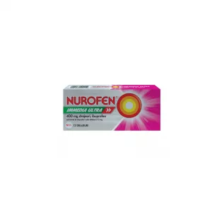 Nurofen Immedia Ultra 400mg, 12 drajeuri, Reckitt Benckiser Healthcare