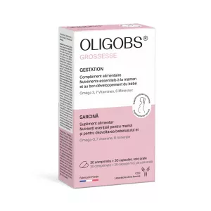 Oligobs Prenatal Omega 3, 30 comprimate + 30 capsule, Laboratoire CCD