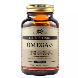 Omega 3 triplu concentrat, 50 capsule, Solgar