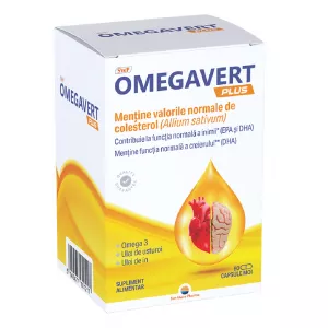 Omegavert Plus, 60 capsule, Sun Wave Pharma