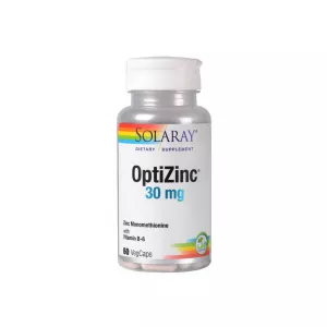 OptiZinc 30 mg Solaray, 60 capsule, Secom