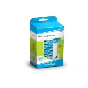 Organizator medicamente saptamanal cu sertar, VP64071, Vita Plus
