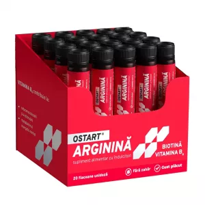OSTART Arginina Shoturi, 20 flacoane unidoza x 25 ml, Fiterman Pharma