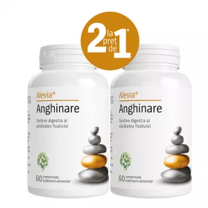 Pachet: Anghinare, 60 + 60 comprimate, Alevia