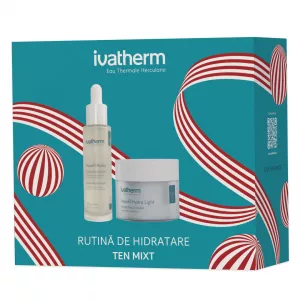 Pachet: Ser Aquafil Hydra 30ml + Crema Aquafil Hydra Light 50 ml, Ivatherm