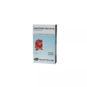 Paracetamol MCC 250 mg supozitoare pentru copii, 10 bucati, Magistra