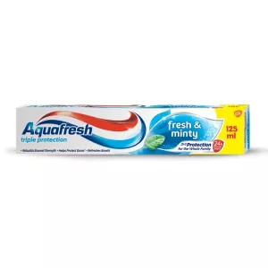 Pasta de dinti cu tripla protectie Fresh & Minty, 125 ml, Aquafresh