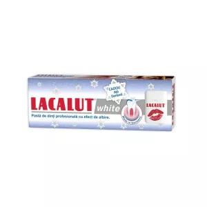 Pasta de dinti Lacalut White 75 ml + ata dentara Cadou