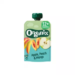Piure Bio de mar, piersica si mango, +12 luni, 100 g, Organix