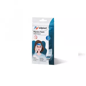 Plasture cu hidrogel - împotriva migrenelor/durerilor de cap - 2 buc/ambalaj, Aidplast