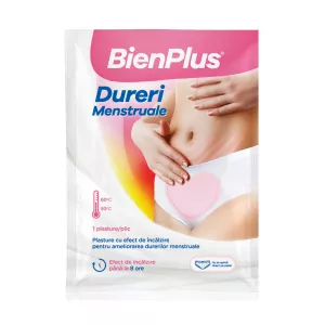 Plasture impotriva durerilor mentruale Bien Plus, 1 bucata, Fiterman Pharma