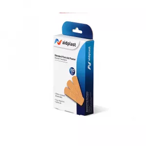Plasturi de prim ajutor Standard 100 19mmx72mm Pe, 100 buc/cutie, Aidplast