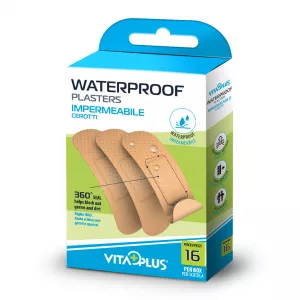 Plasturi impermeabili, 72x19 mm, 16 bucati, VP61211, Vita Plus