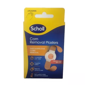 Plasturi pentru indepartarea bataturilor, 4 bucati, Scholl