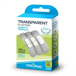 Plasturi transparenti, VP61311, 16 bucati, Vita Plus