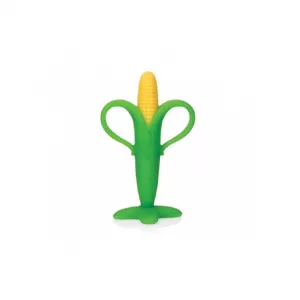 Porumb din silicon pentru dentitie, +3 luni, Nuby