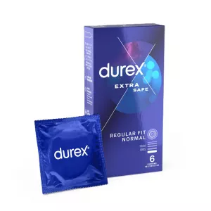 Prezervative Extra Safe, 6 bucati, Durex