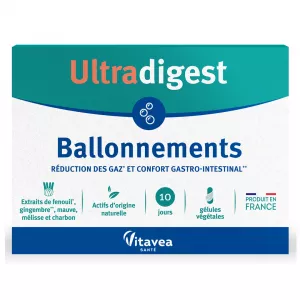 Probiotic pentru disconfortul gastrointestinal Ballonnements Ultradigest, 30 capsule, Vitavea