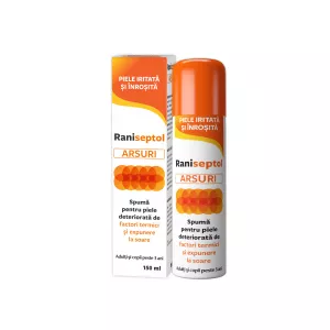 Raniseptol Arsuri spuma, 150 ml, Zdrovit