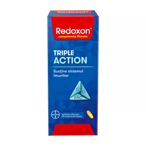 Redoxon Triple Action, 30 comprimate filmate, Bayer