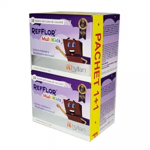 Pachet: Refflor Multikids,15 + 15 tablete ciocolata, Hyllan