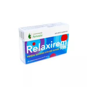 Relaxirem Tens, 30 comprimate, Remedia