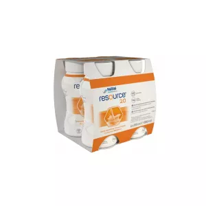 Resource 2.0 cu Caise, 4 x 200 ml, Nestle