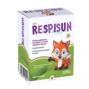 Respisun solutie salina hipertonica 3%, 24 doze, Sun Wave Pharma