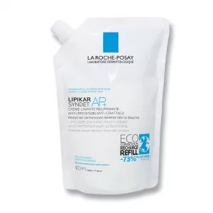 Rezerva eco Crema de spalare anti-iritatii pentru piele sensibila Lipikar Syndet AP+, 400 ml, La Roche Posay