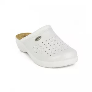 Saboti Dama Fly Flot 080, alb perlat