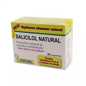 Salicilol Natural, 60 tablete, Hofigal