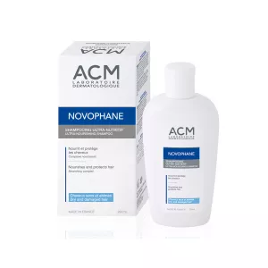 Sampon ultra nutritiv pentru par uscat Novophane, 200 ml, Acm