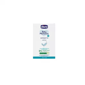 Sapun solid Baby Moments Skin, 0 luni+, 100 g, Chicco