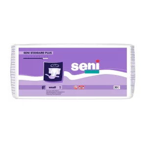 Scutece cu sistem inchis, Small, 30 bucati, Seni Standard Plus