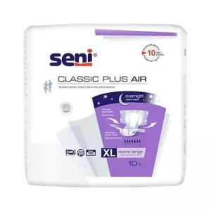 Scutece pentru adulti Extra Large Classic Plus Air, 10 bucati, Seni