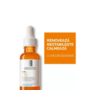 Serum antioxidant cu Vitamina C10 Pura, 30 ml, La Roche-Posay