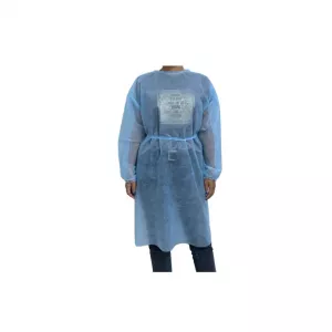Halat vizitator de unica folosinta, Albastru, 23 gr/mp, marime universala