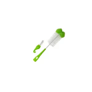 Set 2 perii pentru curatarea biberoanelor si a tetinelor A0339V, verde, Akuku