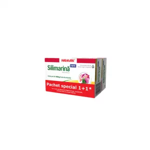 Silimarina Forte, 1000mg, 30 comprimate, 1 + 1 CADOU, Walmark