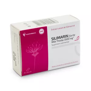 Silimarina Forte Milk Thistle, 3500 mg, 30 capsule, Eurofarmaco