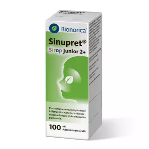 Sinupret Sirop Junior 2+, 100 ml, Bionorica