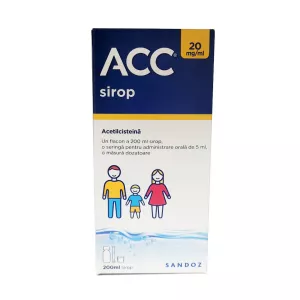 Sirop Acc 20 mg/ml, 200 ml, Sandoz