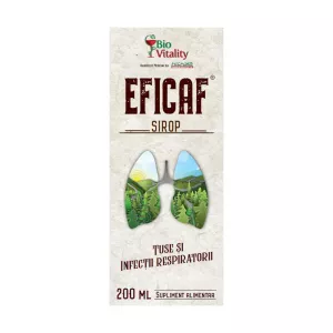 Sirop Eficaf, 200 ml, Bio Vitality