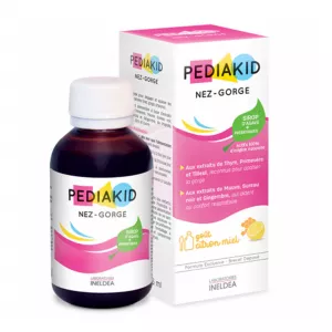 Sirop Pediakid pentru raceala si gripa, nas si gat, 125 ml, Laboratories Ineldea