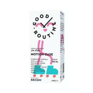 Sirop pentru rau de miscare Motion-Ease Good Routine, 125 ml, Secom